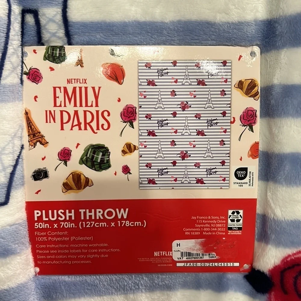Netflix Emily In Paris Blanket